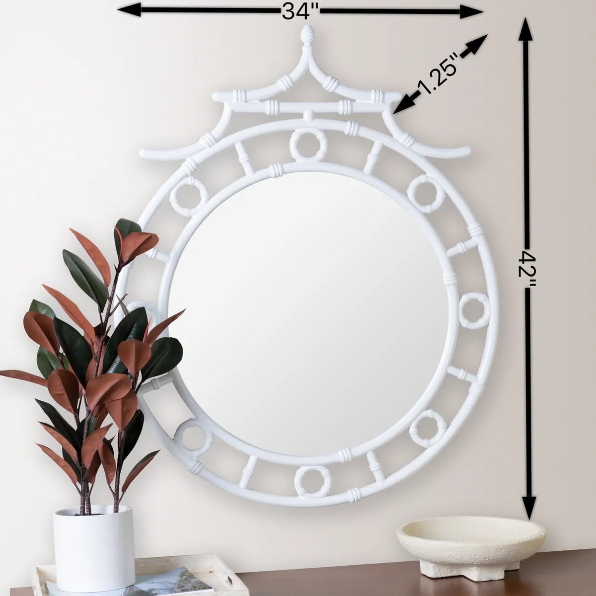 Cooper Classics Reena Wall Mirror Wall Mirrors 42108