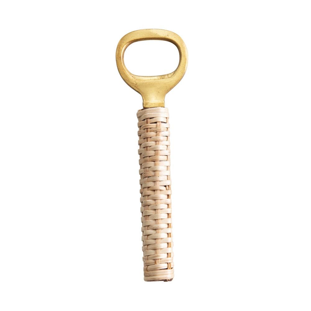 Creative Co-op Bamboo Wrapped Bottle Opener DF3548