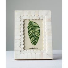 Creative Co-op Bone Scalloped Frame Picture Frames DF0716