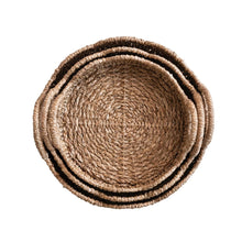 Creative Co-op Braided Bankuan Round Tray Bowls