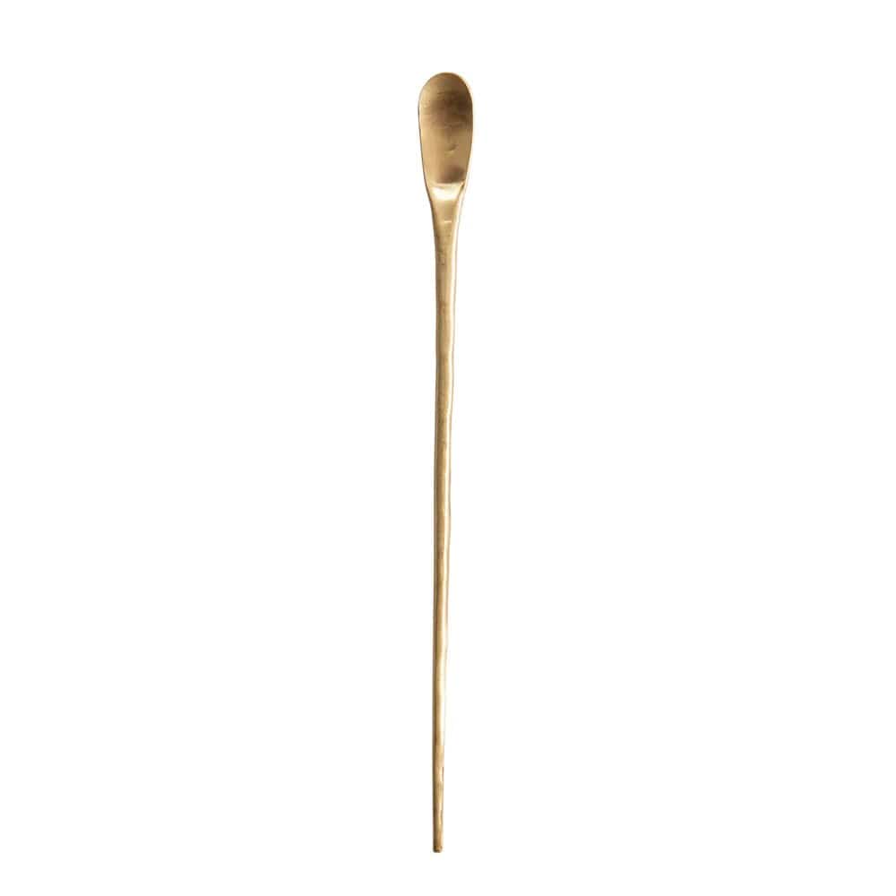 Creative Co-op Brass Cocktail Spoon DF3549