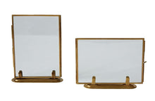 Creative Co-op Brass & Glass Standing Photo Frame DA6533A