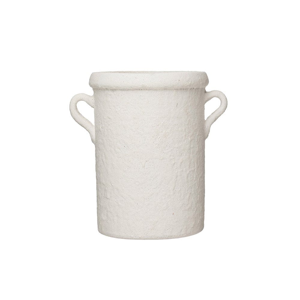 Creative Co-op Coarse Crock with Handles Vases DF2742