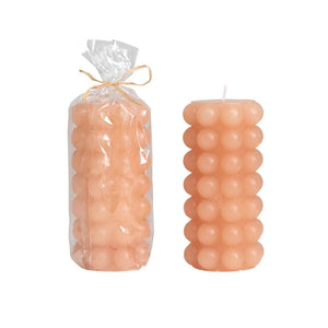 Creative Co-op Copy of Hobnail Pillar Candle Candles
