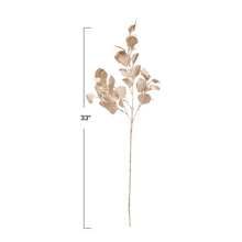 Creative Co-op Faux Painted Eucalyptus Leaf Pick, Putty Faux Branches XS3645