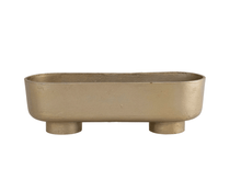 Creative Co-op Gold Aluminum Footed Bowl Planers DF5805