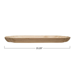 Creative Co-op Large Decorative Wood Tray Decorative Trays DF7284