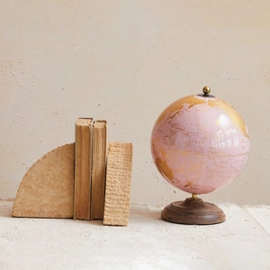 Creative Co-op Pink Globe Decorative Objects DF8280