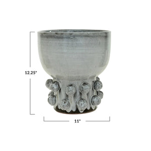 Creative Co-op Raised Dot Footed Vase Vases DF9146