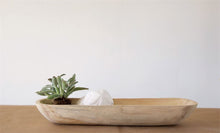 Creative Co-op Rectangle Decorative Paulownia Wood Bowl DA5397