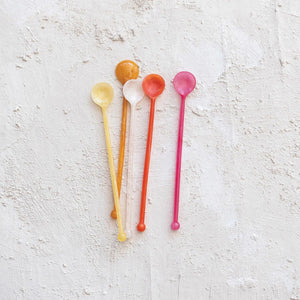 Creative Co-op Resin Cocktail Spoon Kitchen Tools & Utensils DF9021A