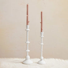 Creative Co-op Sand Finish Taper Candle Holder Bowls