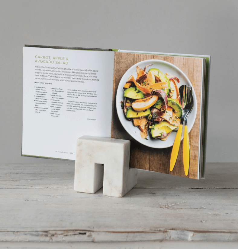 Square Marble Cookbook Stand - secondary