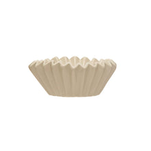 Creative Co-op Stoneware Fluted Bowl Decor