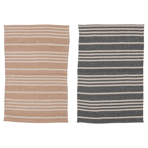 Creative Co-op Stripe Cotton Tea Towels Tea Towels DF7571