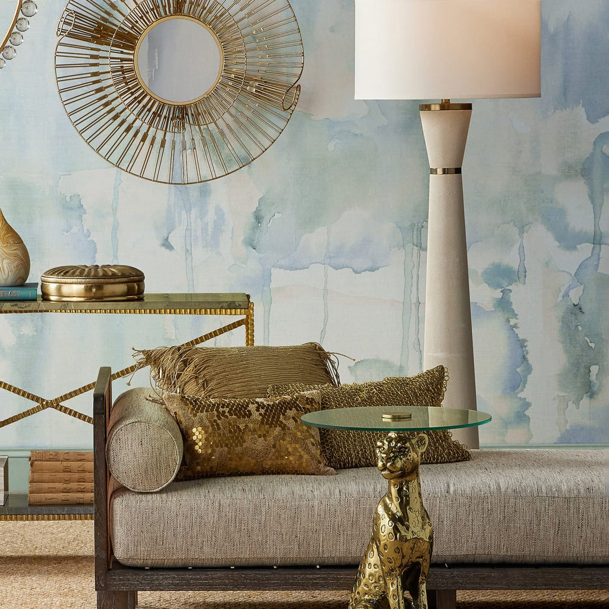 Currey & Company Bacall Accent Table Accent Tables 4000-0264
