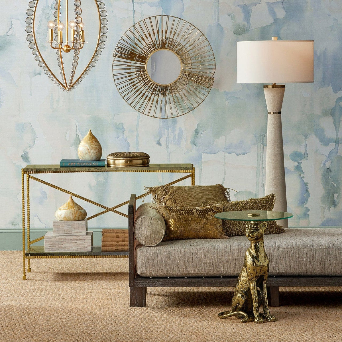 Currey & Company Bacall Accent Table Accent Tables 4000-0264
