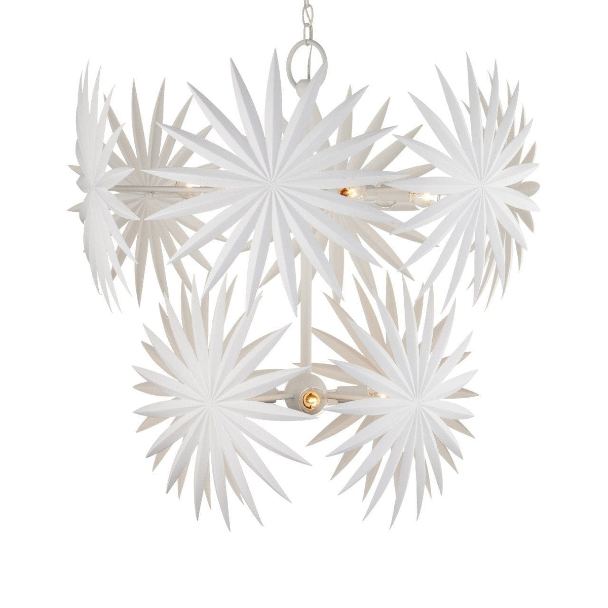 Currey & Company Bismarkia Chandelier Chandeliers