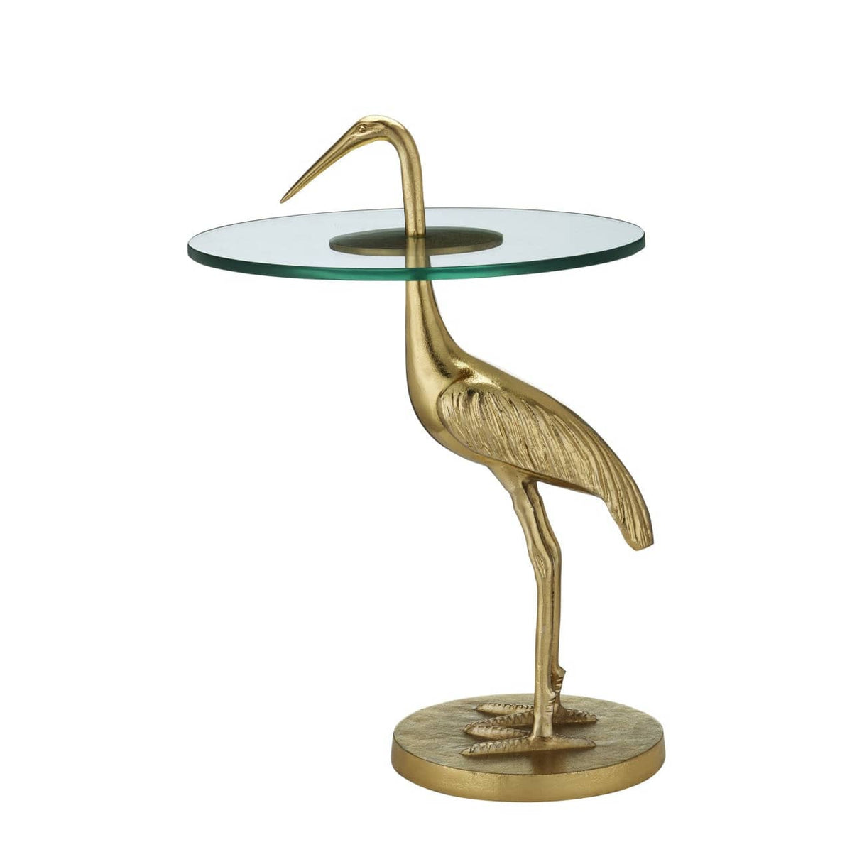 Currey & Company Crane Brass Accent Table Accent Tables 4000-0194