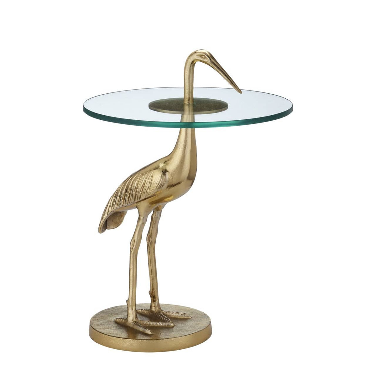Currey & Company Crane Brass Accent Table Accent Tables 4000-0194