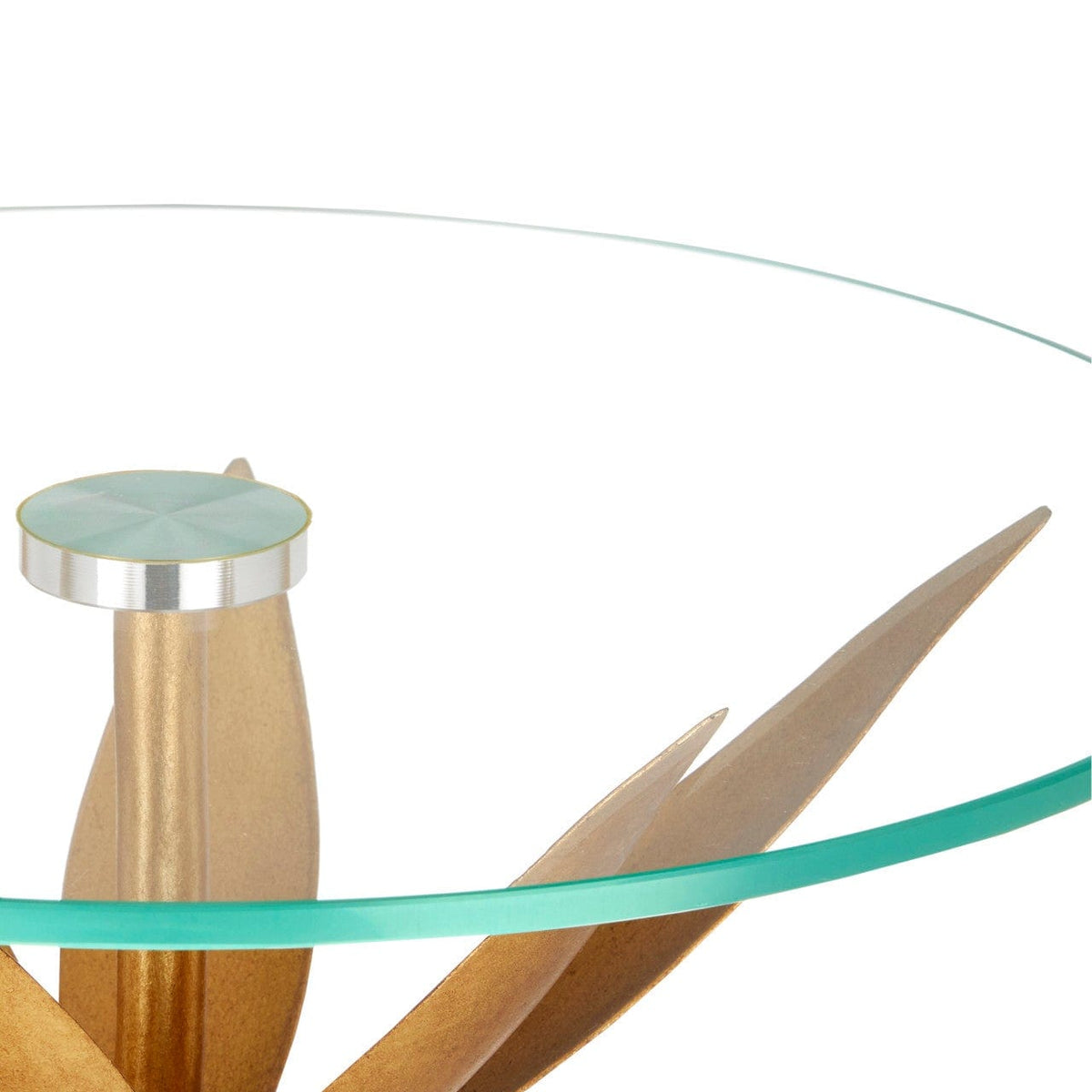 Currey & Company Paradiso Gold & Silver Accent Table Accent Tables 4000-0147