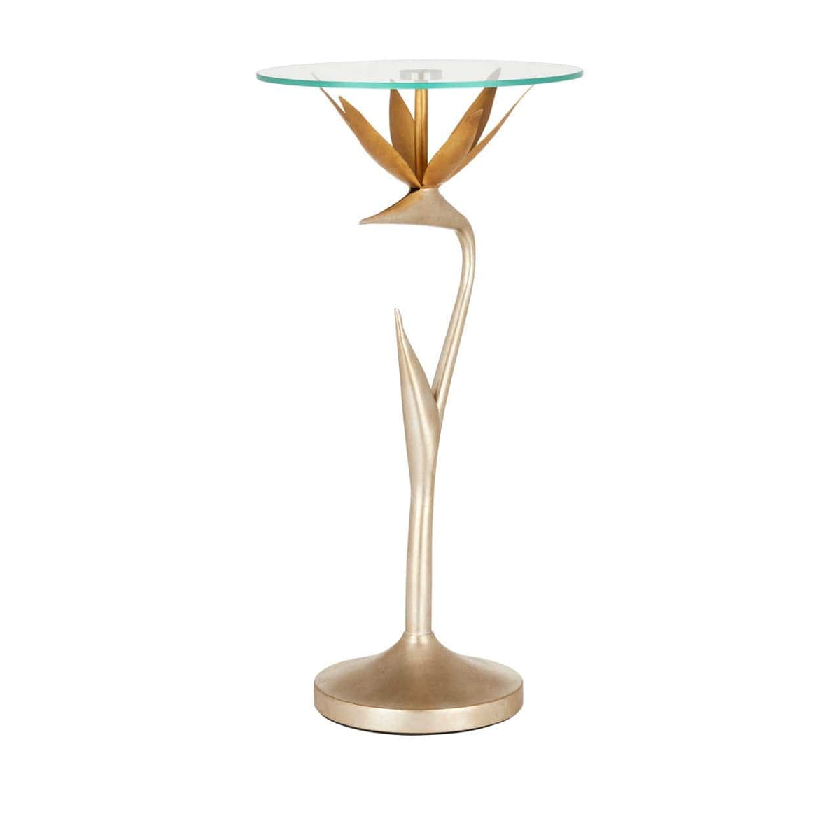 Currey & Company Paradiso Gold & Silver Accent Table Accent Tables 4000-0147