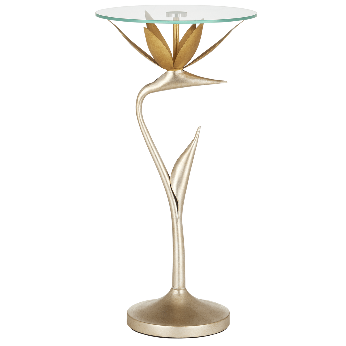 Currey & Company Paradiso Gold & Silver Accent Table Accent Tables 4000-0147