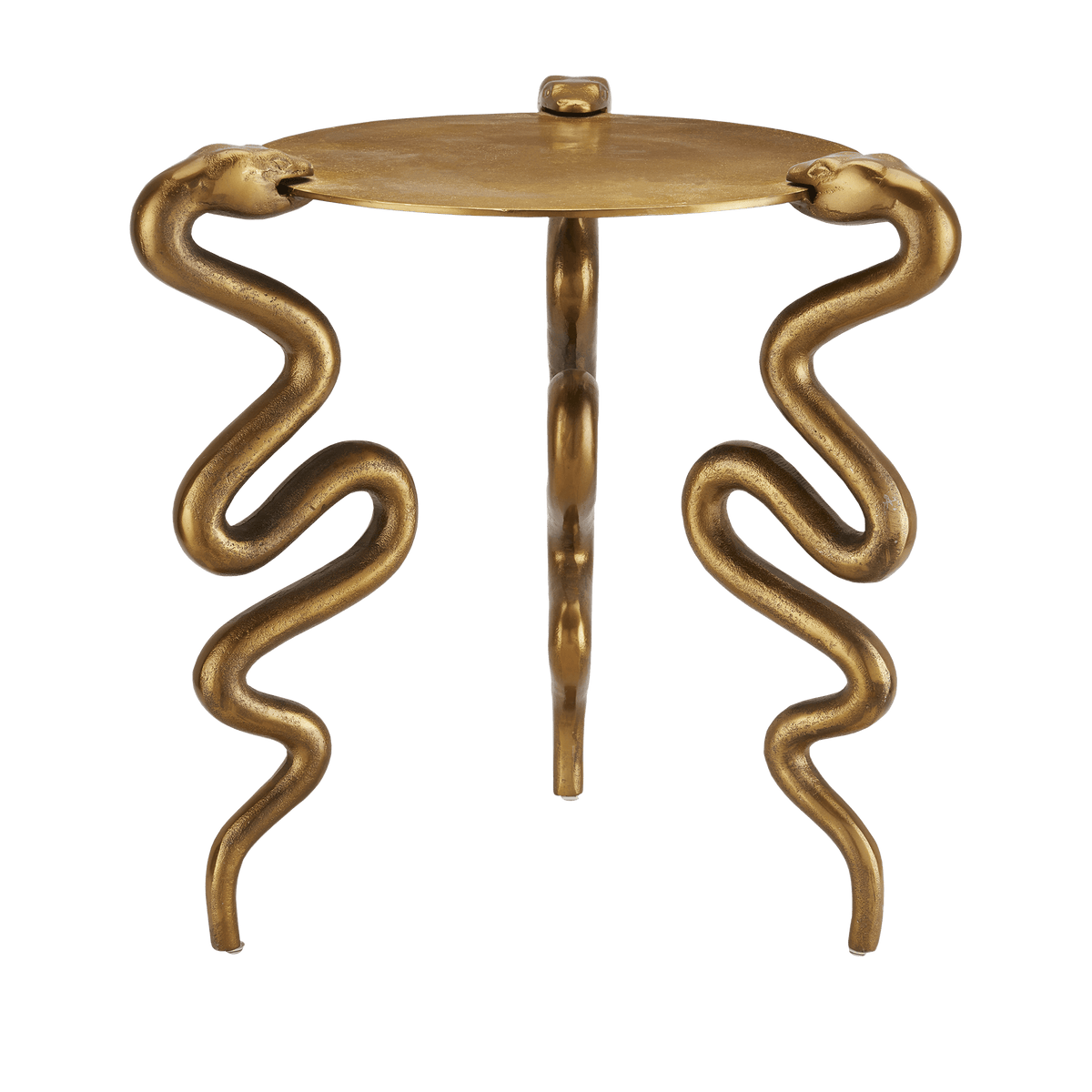 Currey & Company Serpent Brass Accent Table Accent Tables 4000-0140