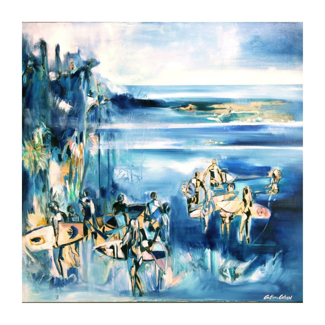 Danielle Cather-Cohen Cali Blue Artwork