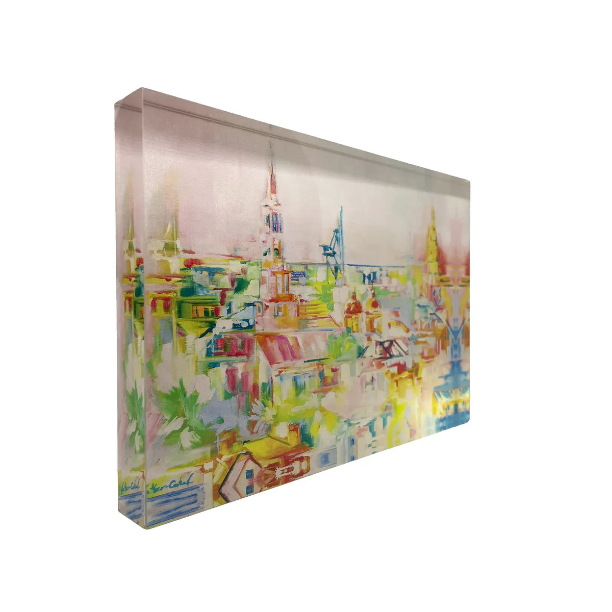 Danielle Cather-Cohen Colorful Charleston Artwork