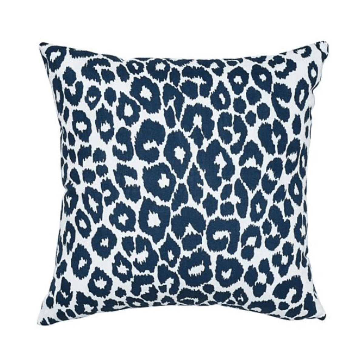Dekowe Ink Blue / 20 x 20 Iconic Leopard Pillow Throw Pillows