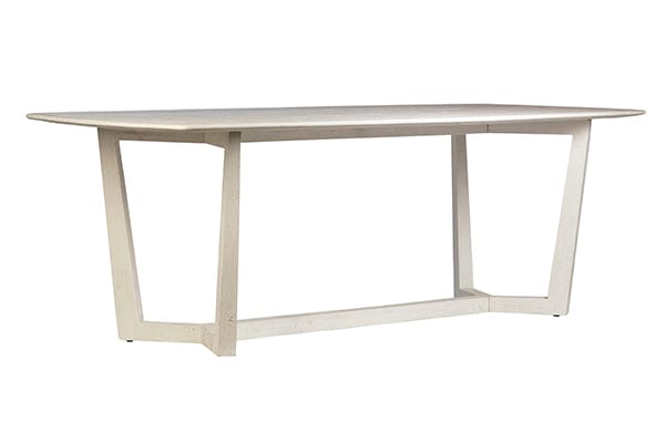 Dovetail White Teak Dining Table DOV6361WH