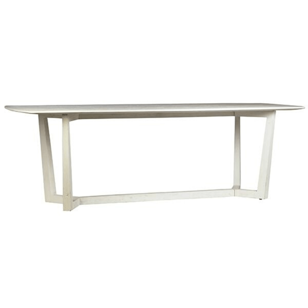 Dovetail White Teak Dining Table DOV6361WH