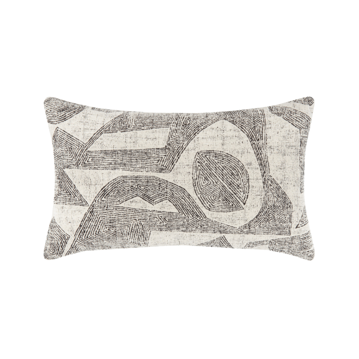 Elaine Smith 12" x 20" Influence Ebony Pillow Throw Pillows 30J3EBO