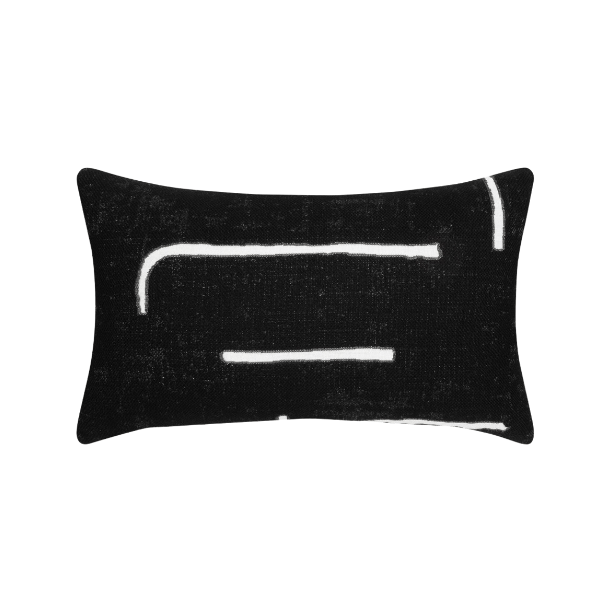 Elaine Smith 12" x 20" Instinct Ebony Pillow Throw Pillows 28X3EBO