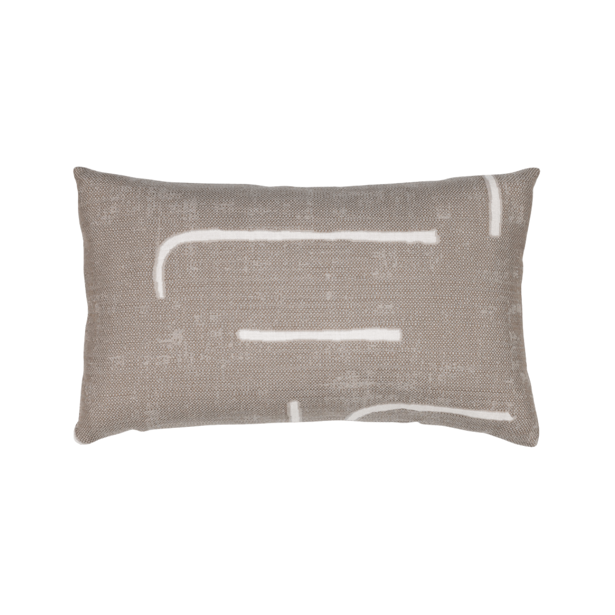 Elaine Smith 12" x 20" Instinct Taupe Pillow Throw Pillows 28X3TAU