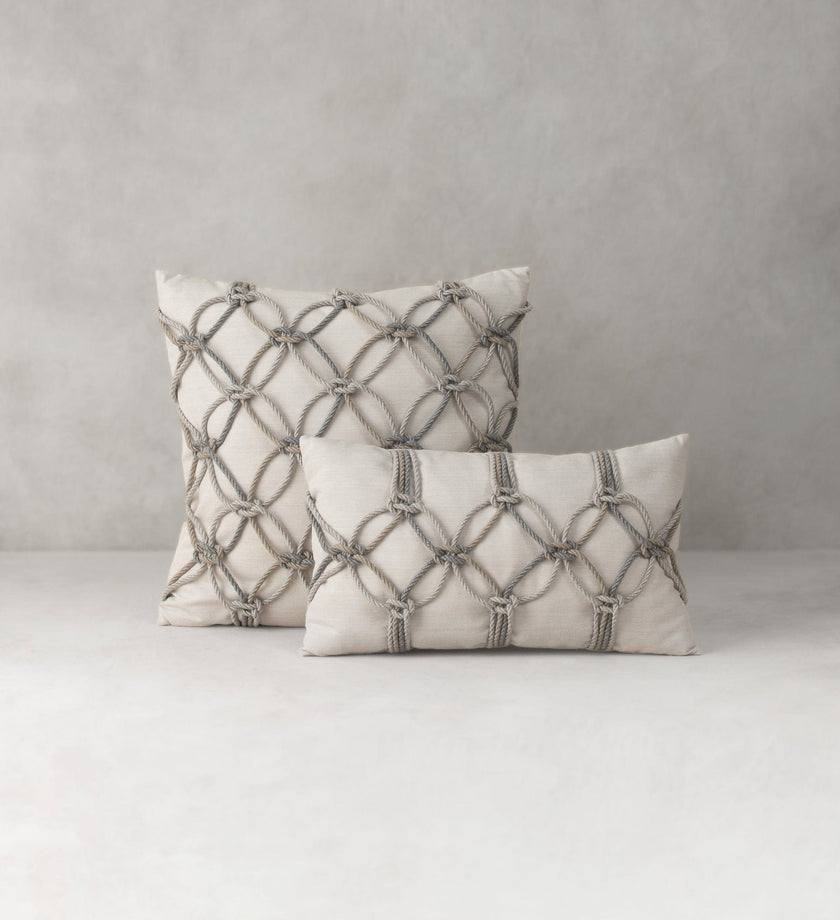 Grigio Rope Pillow - secondary