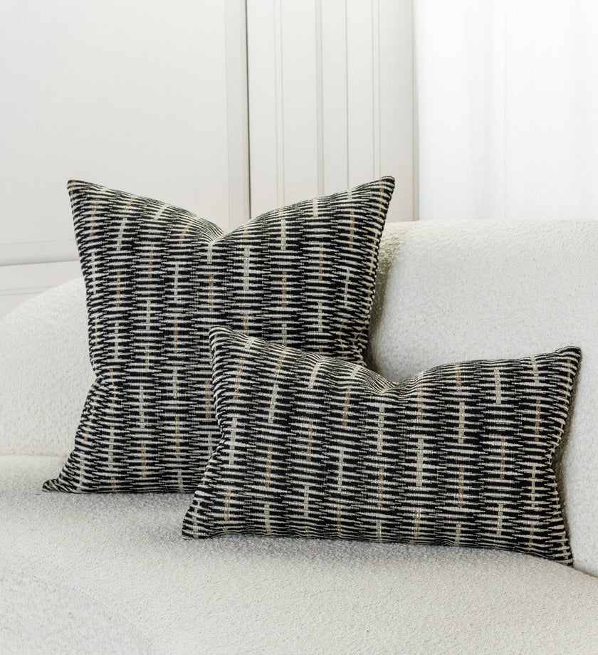 Intertwine Ebony Pillow - secondary