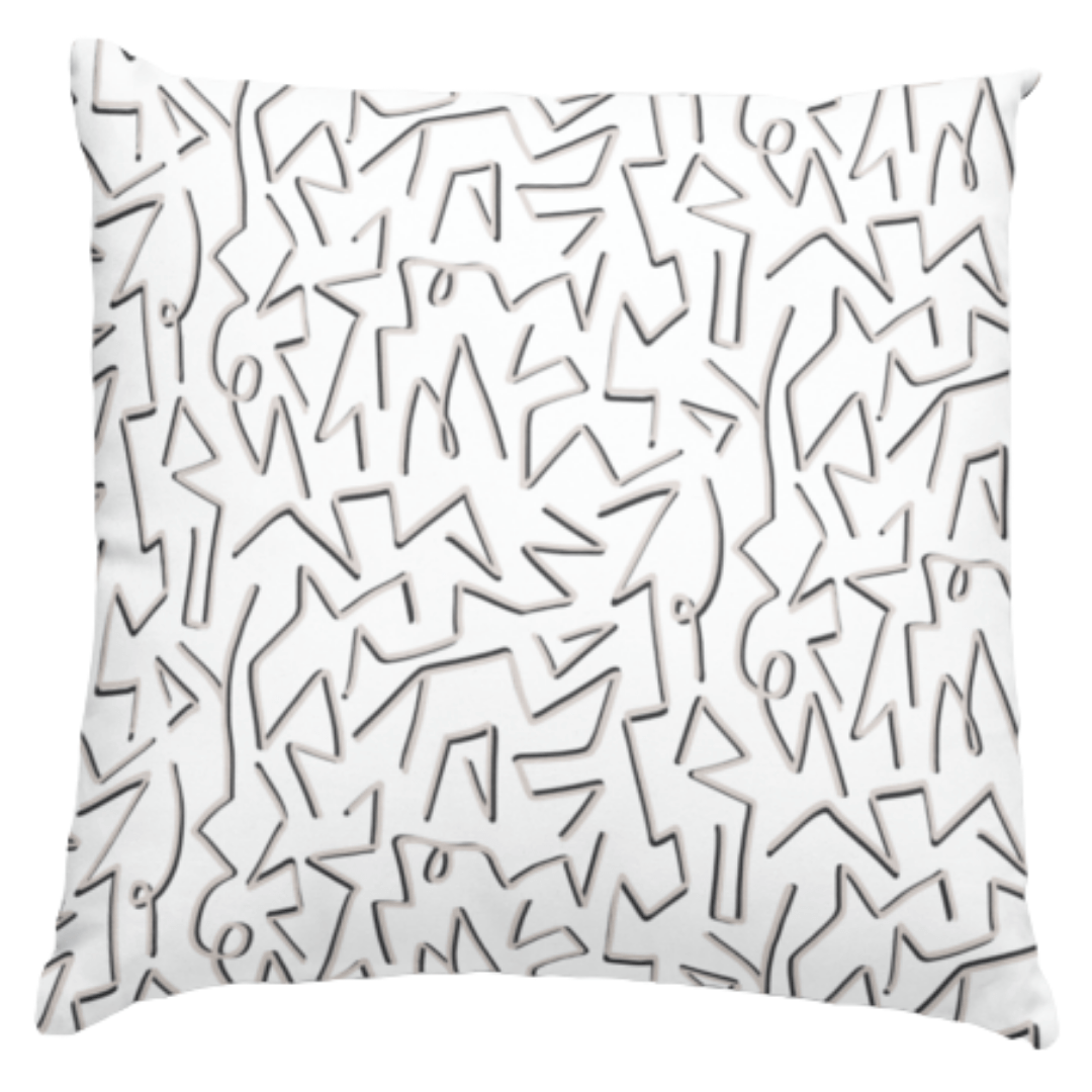 Emily Daws Jekyll Pillow in Onyx Pillows JekyllOnyx