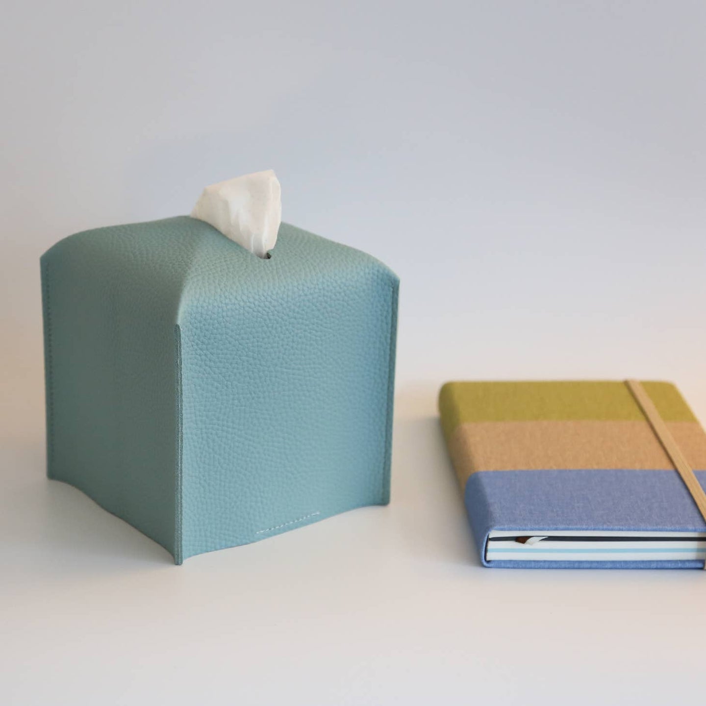 Faire Blue Tissue Box Cover decor TissueBlue