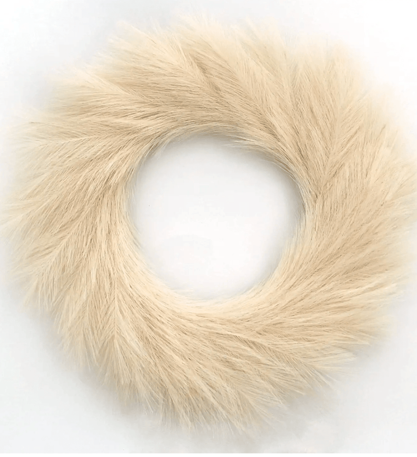 Faux Pampas Wreath - secondary