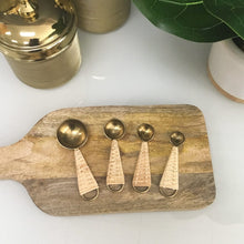 Faire Gold Jute Measuring Spoons Decorative Trays 75009
