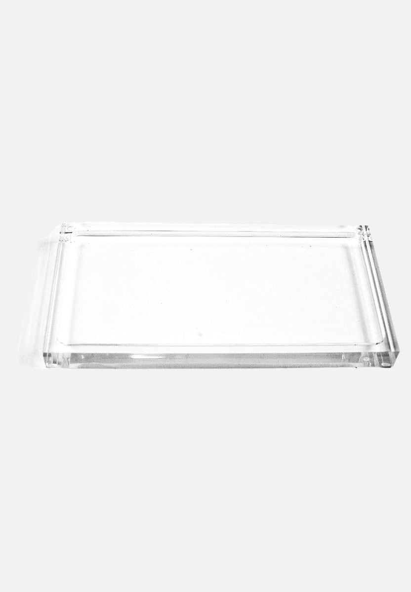 Lucite Scalloped Trays