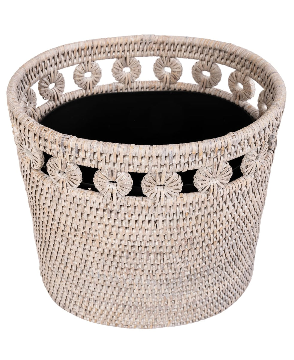 Faire Oval Rattan Waste Basket Waste Basket ATC-BS937W