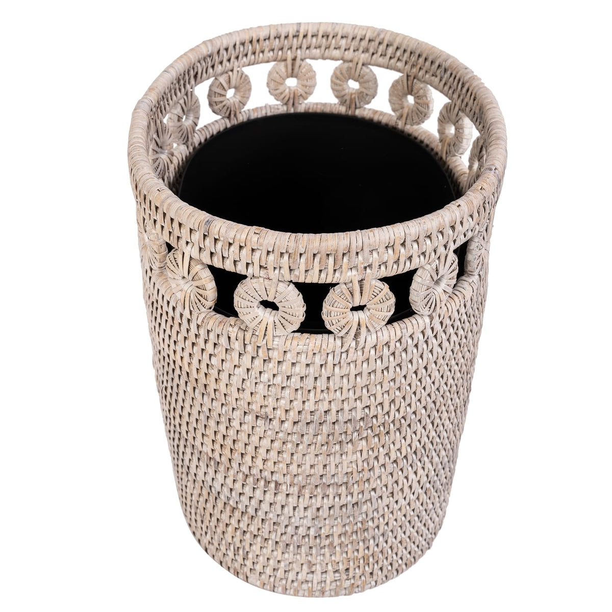 Faire Oval Rattan Waste Basket Waste Basket ATC-BS937W