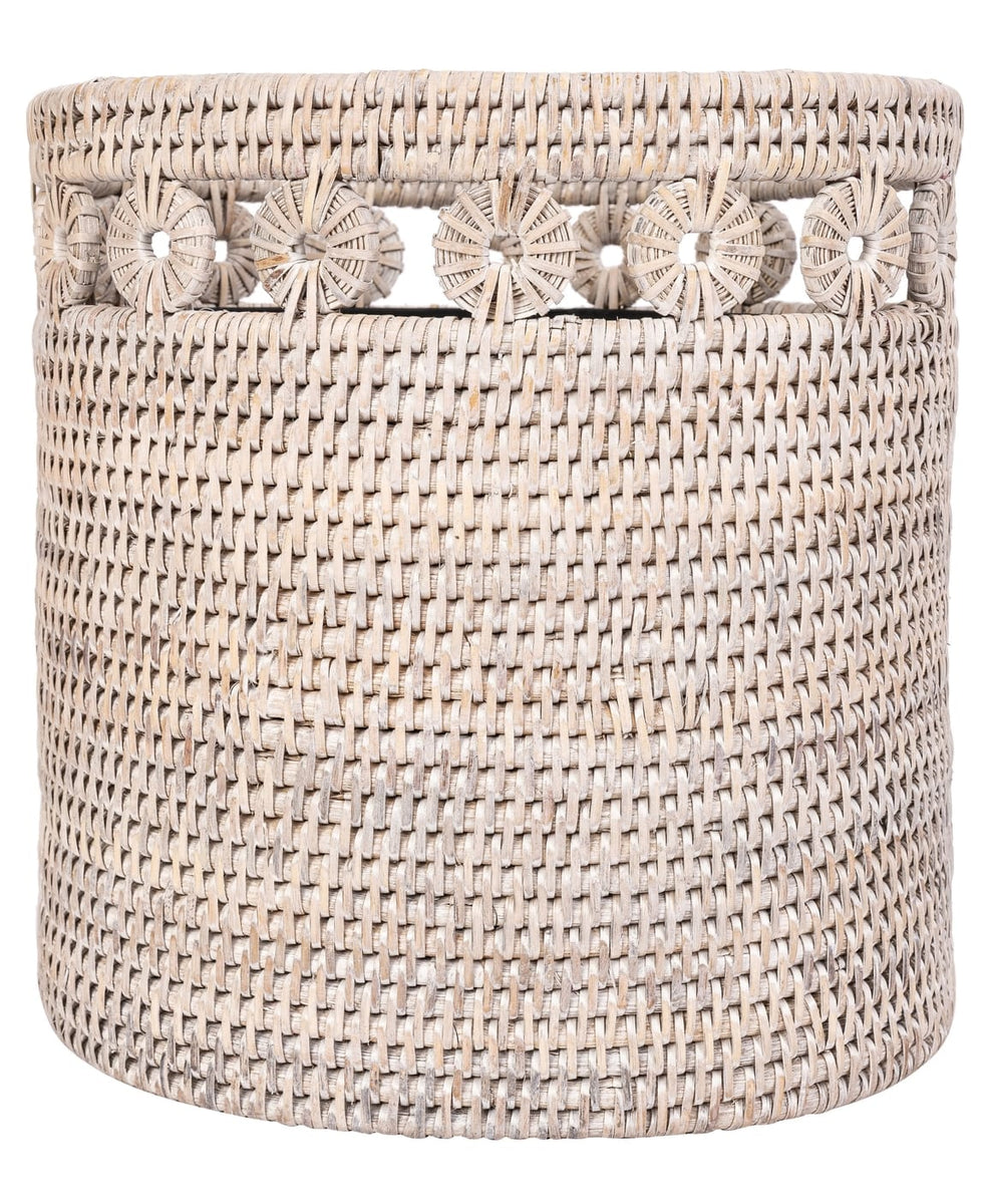 Faire Oval Rattan Waste Basket Waste Basket ATC-BS937W