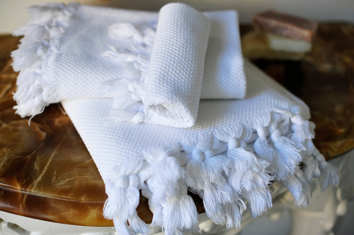 Faire Pamukkale Turkish Bath Towel Linens & Bedding PammukaleBathTowel