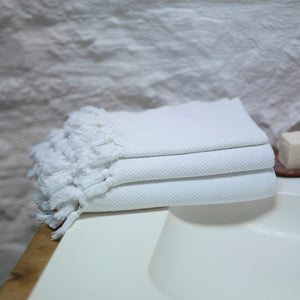 Faire Pamukkale Turkish Hand Towel Linens & Bedding