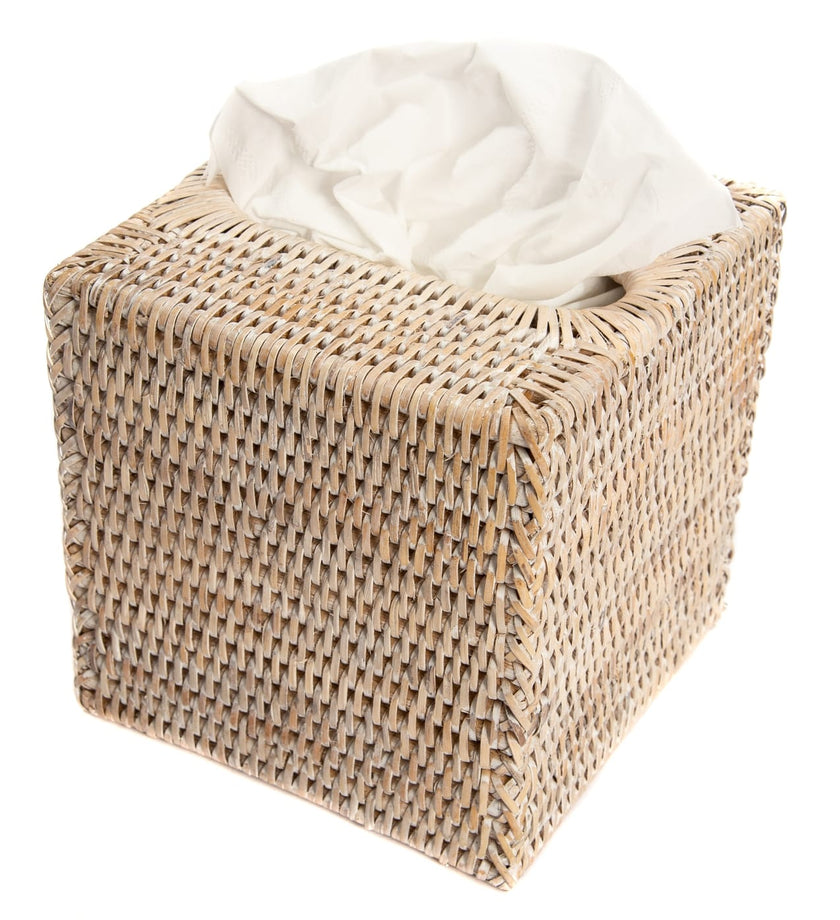 Rattan Tissue Box