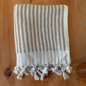 Faire Striped Terry Hand Towel Towels